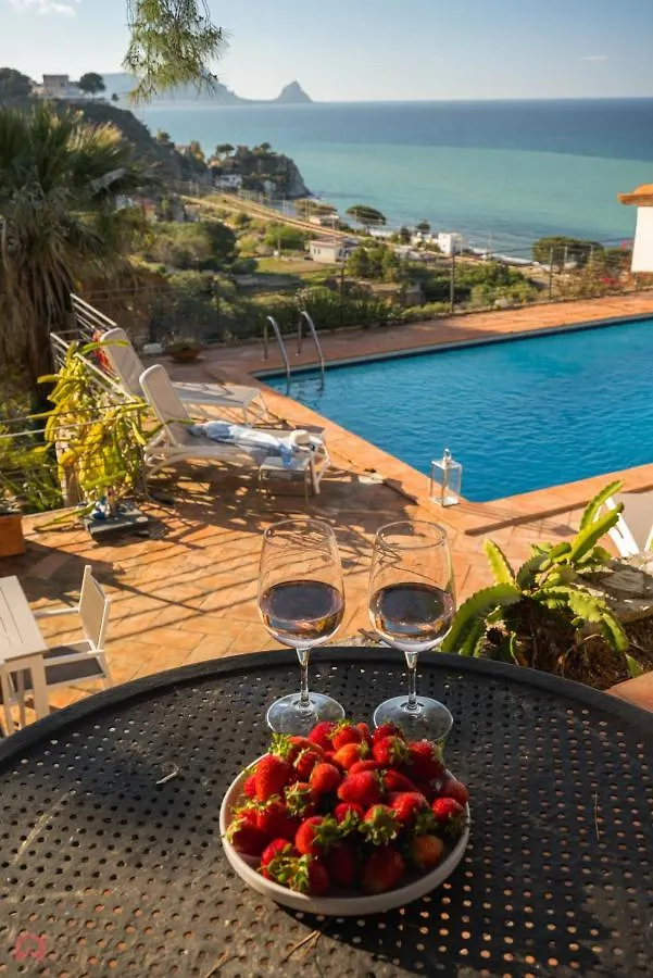 Stunning Seaview Villa Altavilla Milicia İtalya