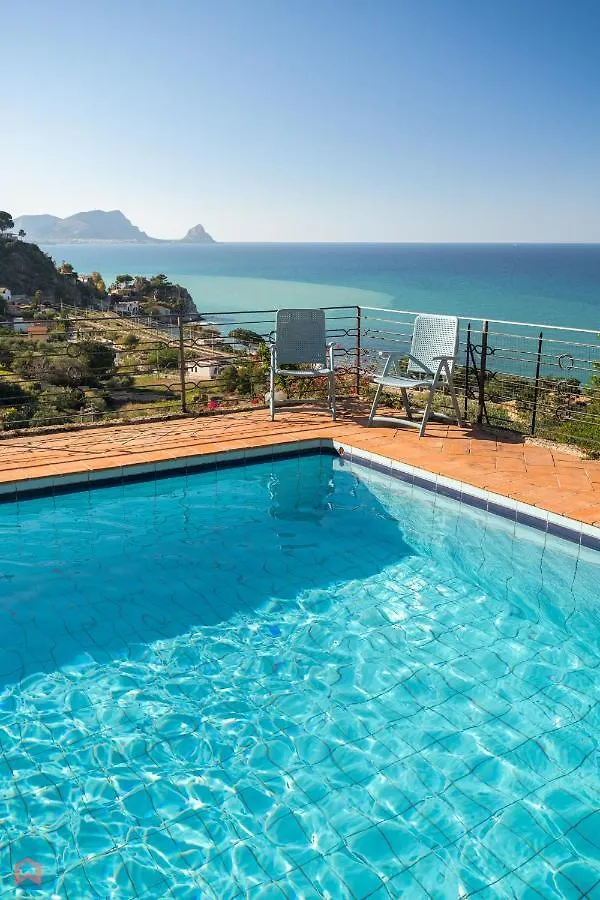 Stunning Seaview Villa Altavilla Milicia İtalya